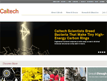 Tablet Screenshot of caltech.info