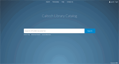 Desktop Screenshot of clas.caltech.edu