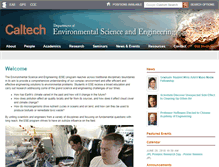 Tablet Screenshot of ese.caltech.edu