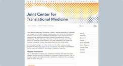 Desktop Screenshot of jctm.caltech.edu