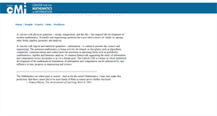 Desktop Screenshot of cmi.caltech.edu