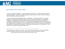 Tablet Screenshot of cmi.caltech.edu