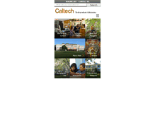 Tablet Screenshot of admissions.caltech.edu