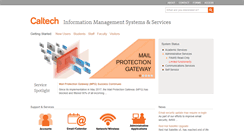 Desktop Screenshot of imss.caltech.edu