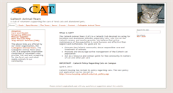 Desktop Screenshot of cat.caltech.edu