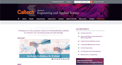 Desktop Screenshot of eas.caltech.edu