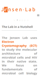 Mobile Screenshot of jensenlab.caltech.edu