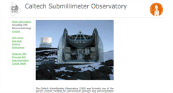 Desktop Screenshot of cso.caltech.edu