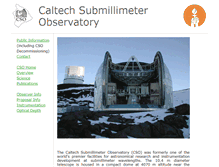 Tablet Screenshot of cso.caltech.edu