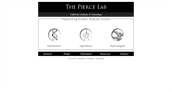 Desktop Screenshot of piercelab.caltech.edu