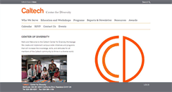 Desktop Screenshot of diversitycenter.caltech.edu