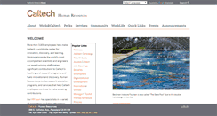 Desktop Screenshot of hr.caltech.edu