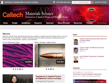 Tablet Screenshot of matsci.caltech.edu