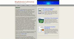 Desktop Screenshot of biophot.caltech.edu