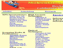 Tablet Screenshot of mmrc.caltech.edu