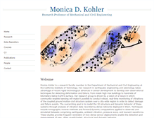 Tablet Screenshot of kohler.caltech.edu