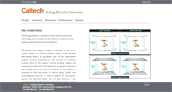 Desktop Screenshot of krl.caltech.edu