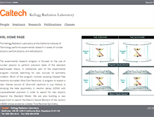 Tablet Screenshot of krl.caltech.edu