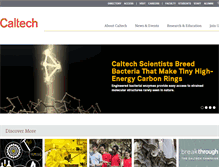 Tablet Screenshot of caltech.net