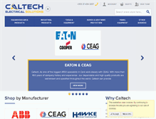 Tablet Screenshot of caltech.ie