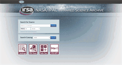 Desktop Screenshot of irsa.ipac.caltech.edu