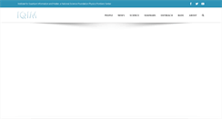 Desktop Screenshot of iqim.caltech.edu
