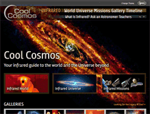 Tablet Screenshot of coolcosmos.ipac.caltech.edu