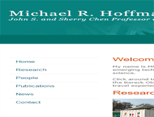 Tablet Screenshot of hoffmann.caltech.edu