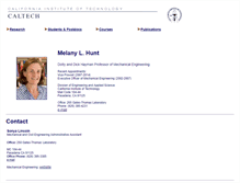 Tablet Screenshot of hunt.caltech.edu