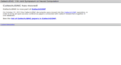 Desktop Screenshot of jsnc.library.caltech.edu