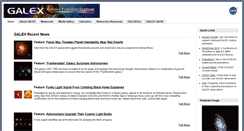 Desktop Screenshot of galex.caltech.edu