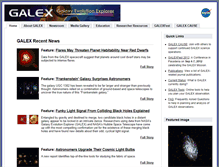 Tablet Screenshot of galex.caltech.edu