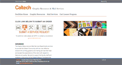Desktop Screenshot of graphicresources.caltech.edu