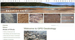 Desktop Screenshot of geobiology.gps.caltech.edu