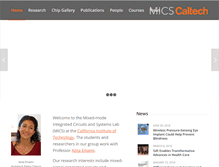 Tablet Screenshot of mics.caltech.edu
