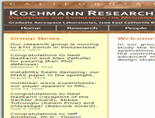 Tablet Screenshot of kochmann.caltech.edu