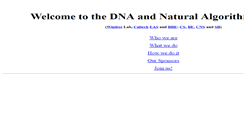 Desktop Screenshot of dna.caltech.edu