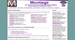 Desktop Screenshot of montage.ipac.caltech.edu