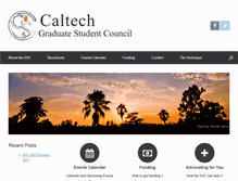 Tablet Screenshot of gsc.caltech.edu