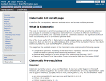 Tablet Screenshot of cistematic.caltech.edu