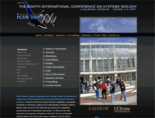 Tablet Screenshot of icsb07.caltech.edu