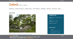Desktop Screenshot of bursar.caltech.edu