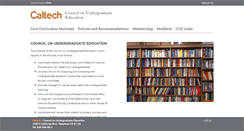 Desktop Screenshot of cue.caltech.edu