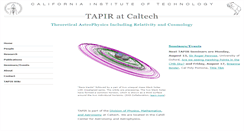 Desktop Screenshot of manuel.tapir.caltech.edu