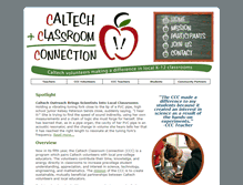 Tablet Screenshot of classroomconnection.caltech.edu