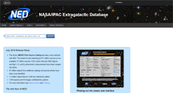Desktop Screenshot of ned.ipac.caltech.edu