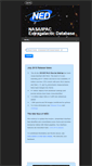 Mobile Screenshot of ned.ipac.caltech.edu