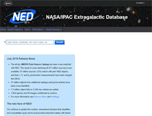 Tablet Screenshot of ned.ipac.caltech.edu