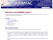 Tablet Screenshot of aiomfac.caltech.edu