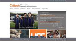 Desktop Screenshot of hss.caltech.edu